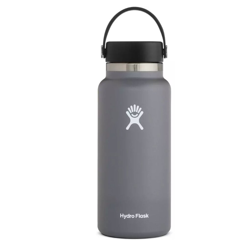 Hydroflask 32 oz Wide Mouth With Flex Cap 2.0-Stone NWT